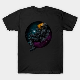 Astronout phone T-Shirt